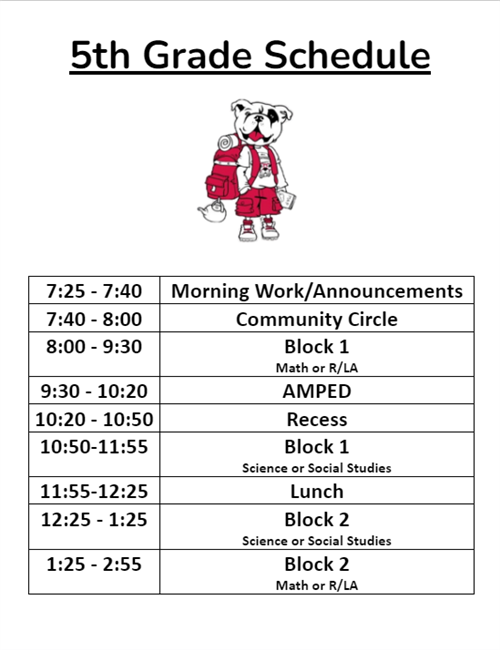 Schedule